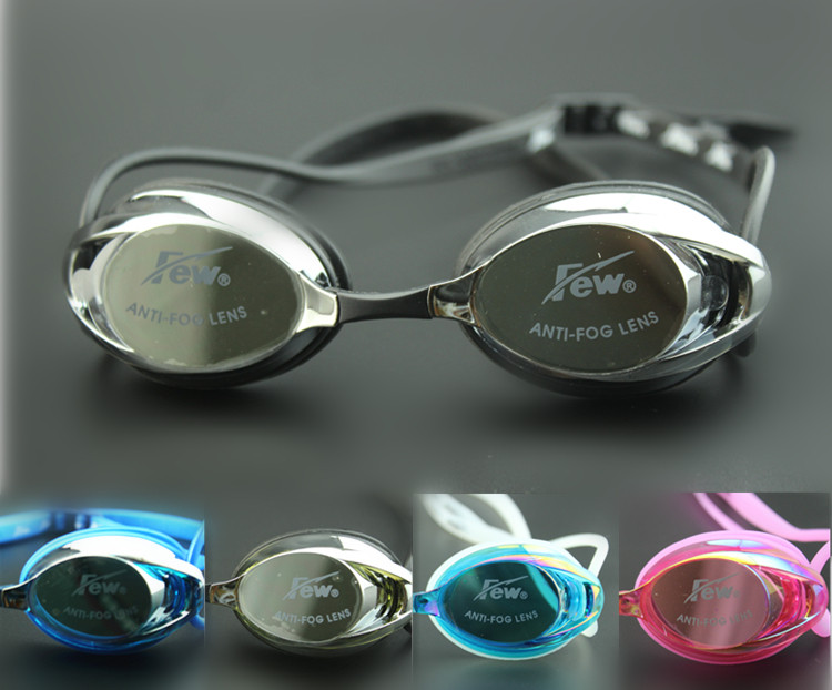 FEW Float UV Waterproof anti - fog swimming glasses Ultra Cool Men and Women Swimming Mirror MF3