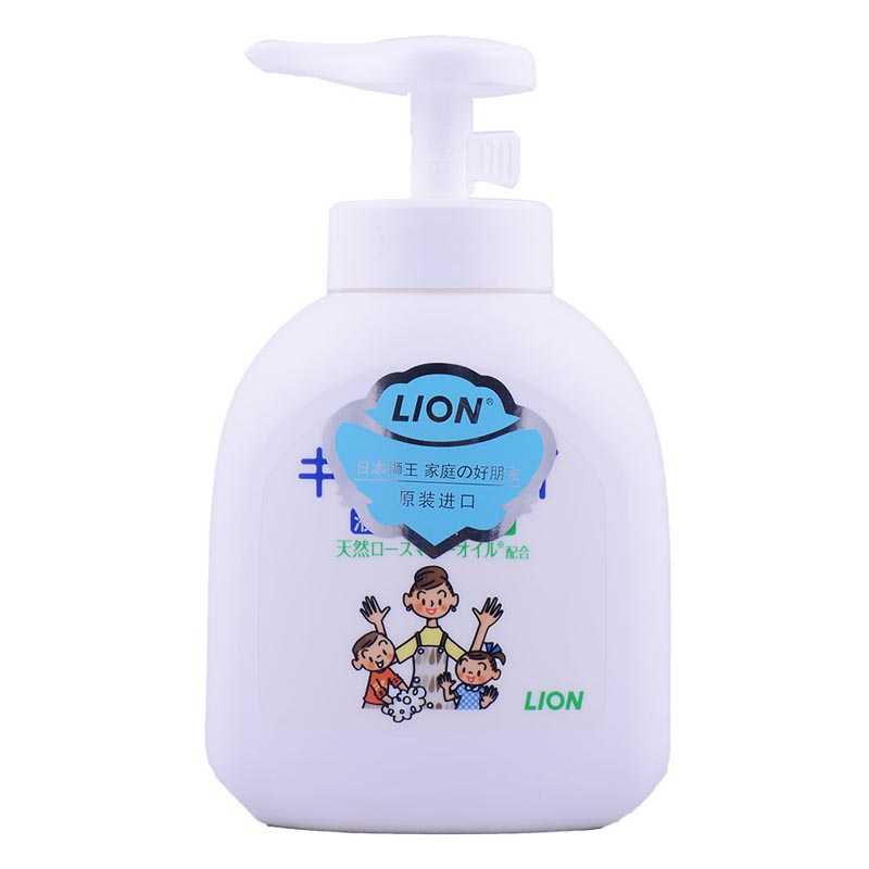 日本原装进口LION 狮王KIREI KIREI 全植物洁净洗手液250ml  植物