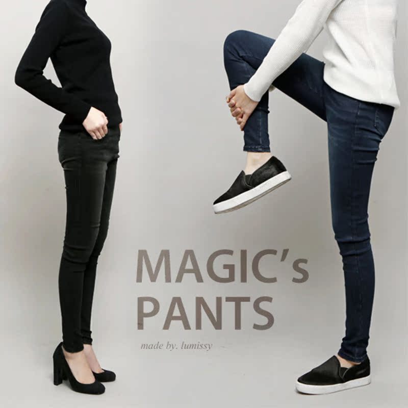 乐天网购修身铅笔裤弹力牛仔裤时尚流行小脚裤长裤显瘦百搭韩版