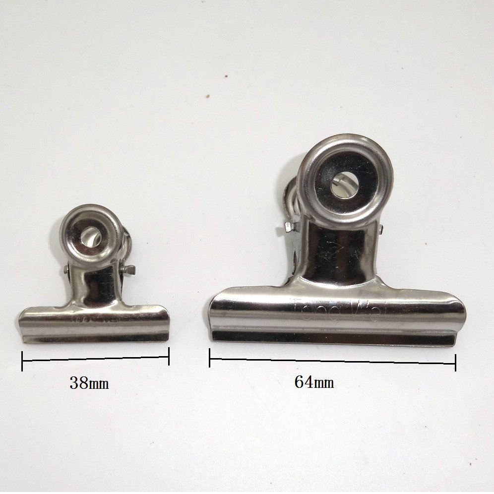 Strong semi-circular ticket clip curved clip stainless steel folder paper clip file folder finishing clip