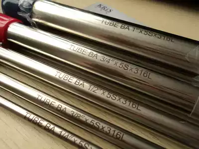 304 316L stainless steel tubing stainless steel to be in charge of the instrumentation tubes imperial 1 4 3 8 1 2 inch
