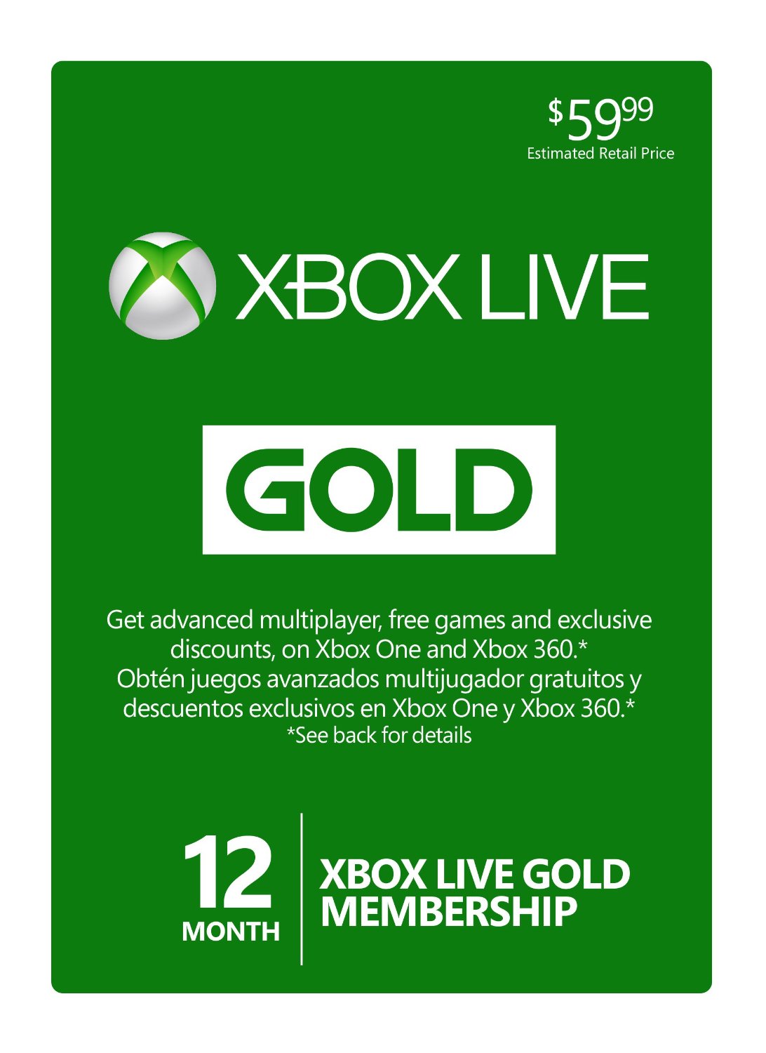 Xbox One Live Gold Купить