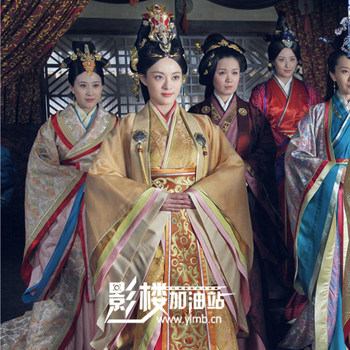 New Tv Series Costume: Mi Yue Legend, Sun Li's Mi Ba Zi Hanfu Ancient Costume, Classical Female Imperial Concubine Outfit