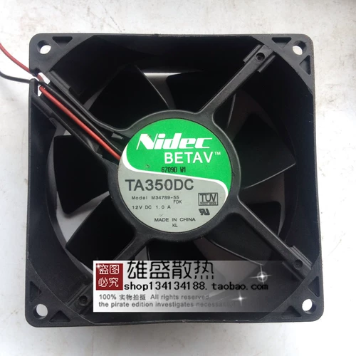 NIDEC TA350DC M34789-55 12V 1.0A 9038 8 см. Охлаждающий вентилятор