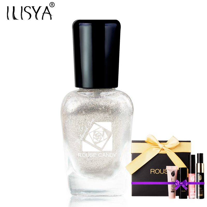 ILISYA水性可剥无毒指甲油美甲 rouse candy闪耀 珠光指彩16ml