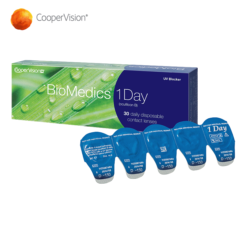Coopervision库博酷柏隐形近视眼镜日抛欧柯莱视30片舒适透氧rk
