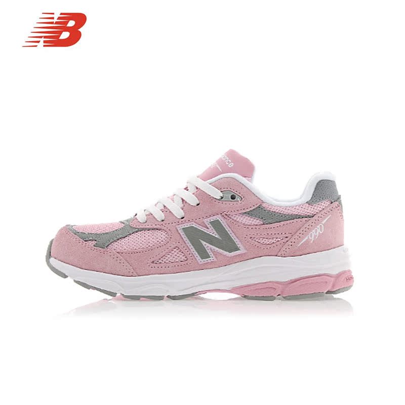 韩国正品直邮NEW BALANCE 樱花粉女子跑步鞋运动鞋 KJ990PGG