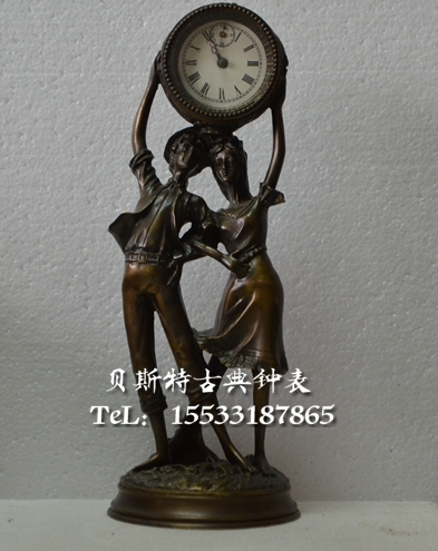 Antique clock copper machinery copper machinery old copper clock reproduced ancient classical clock ) copper clock
