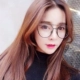 Wu Lei với cùng một khung kính văn học và nghệ thuật retro với kính cận thị kim loại cận thị kính hipster khung đầy đủ gương phẳng - Kính khung