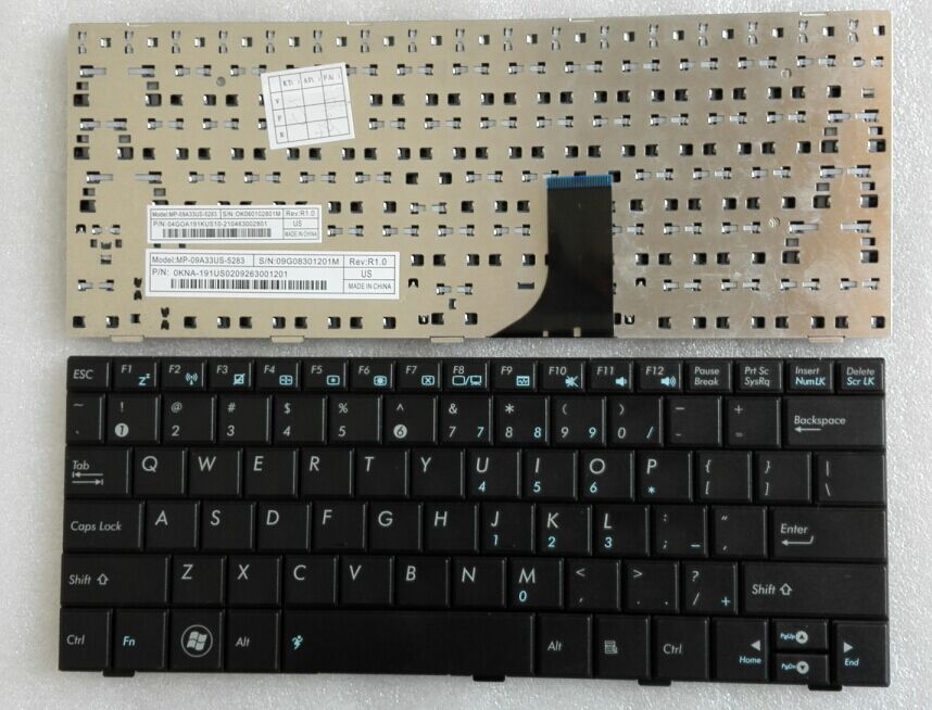 New English ASUS ASUS EPC 1005 1002 1005HA 1001HA1008 laptop keyboard