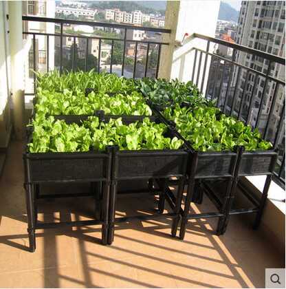 樂栽樂哉種植箱配件種菜盆加高架箱體加高配件免彎腰配件