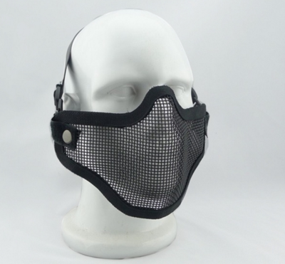 TC0050 Outdoor Breathable CF Tactical I Iron Mesh Protective Mouth Protective Mask Half Face Mask Multicolored