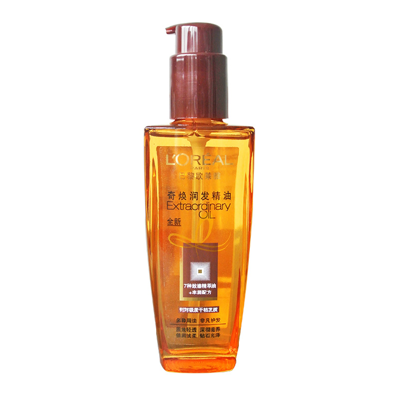 包邮L＇oreal/欧莱雅 奇焕润发精油(针对极度干枯发质)滋养小金甁
