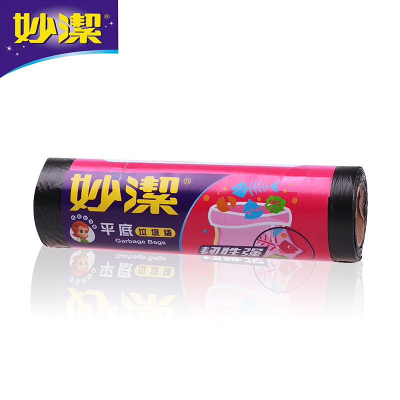 妙洁垃圾袋垃圾袋耐用平底垃圾袋小号/中号/大号 韧性强 不易破