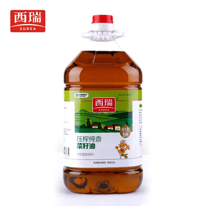 【苏宁易购】西瑞压榨纯香菜籽油5L