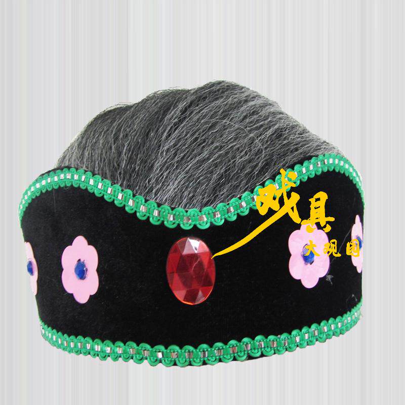 Table Performance Props Old Lady Old Lady Wig Headgear Drama Head Accessories Old Lady Headgear Wife Matchmaker Headgear