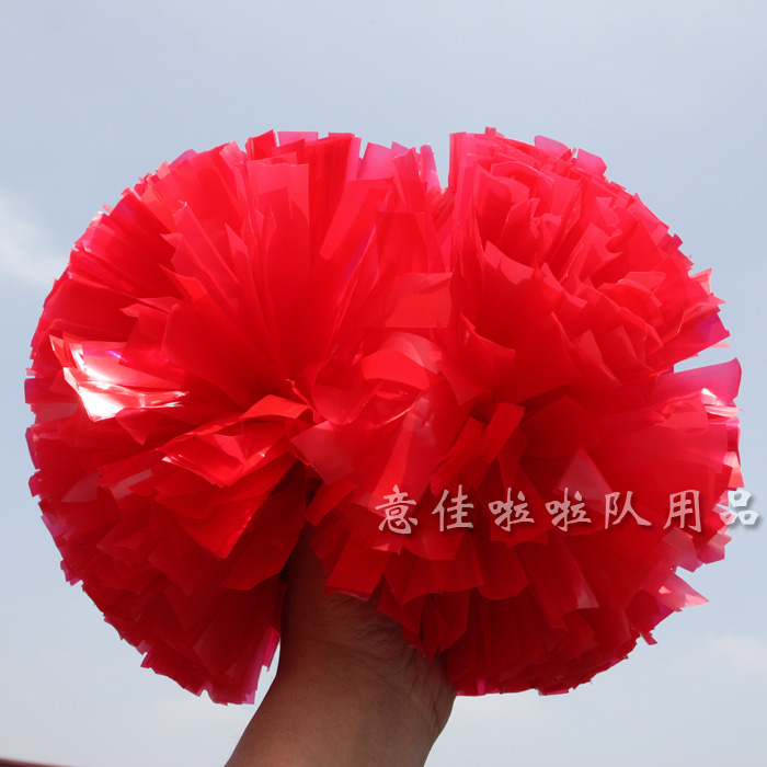 Professional Custom Competition cheerleading cheerleading Cheerleading Cheerleading plastic subreddish big red big flower ball