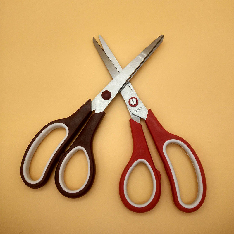 Foreign trade single housescissors home daily kitchen scissors stainless steel industrial office supplies scissors cutting paper scissors