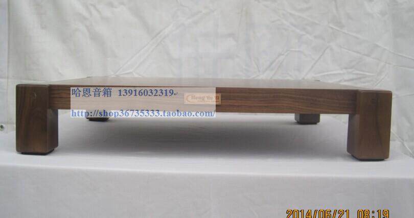 Reputable Rack Super Aristocratic Quality Equipment Rack Cabinet Firm Single Solid Black Walnuts Solid Wood Power Amplifier