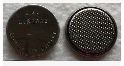 LIR2032 3 6V rechargeable button battery button battery can replace CR2032 button battery
