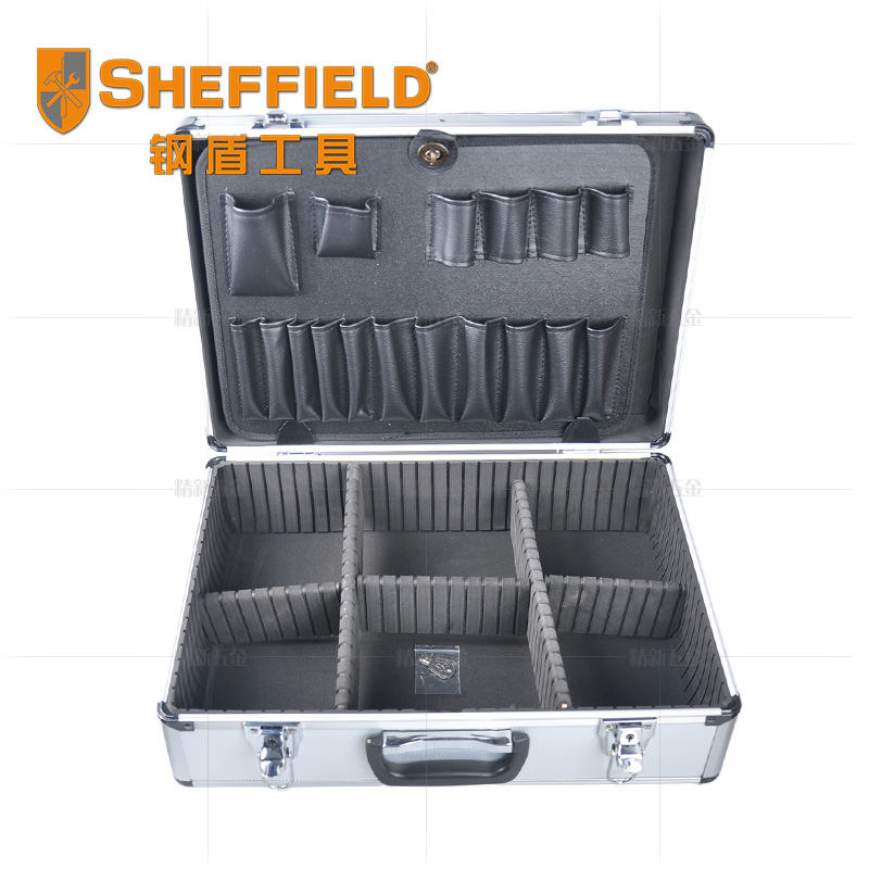 Steel Shield Aluminum Alloy Case Instrument Aluminum Alloy Toolbox Ultra Large Aluminum Case Metal Containing box suitcases File