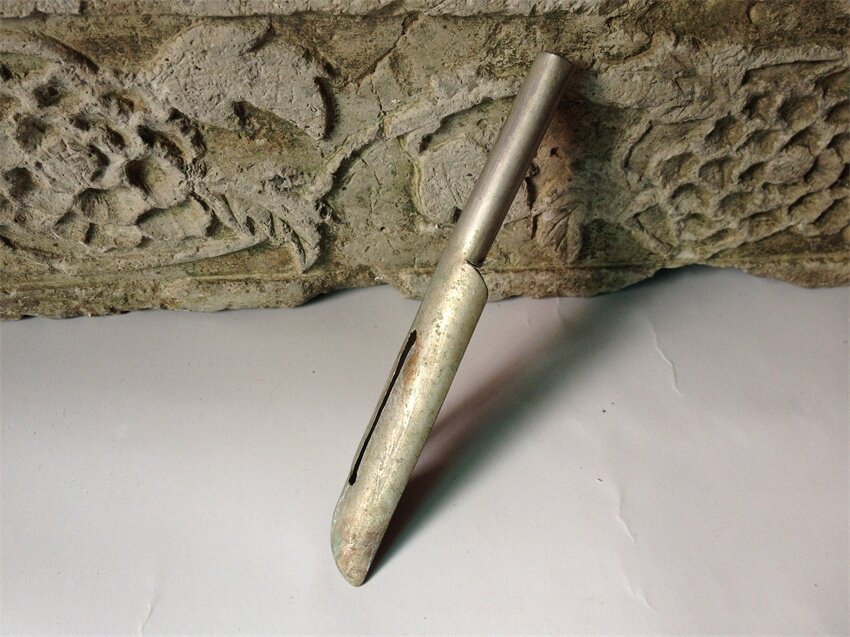 Late sunny Republic of China white bronze planeking large open door old objects high ancient and antique collection of antique collections Pareal Pau