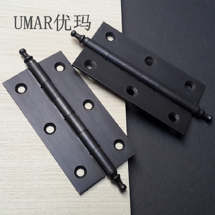 Eurostyle Full Bronze Antique Black Hinged Windows Overall Cupboard Shoes Cabinet Wine Cabinet Vintage Doors Small Hinges 3 Inch Hinges