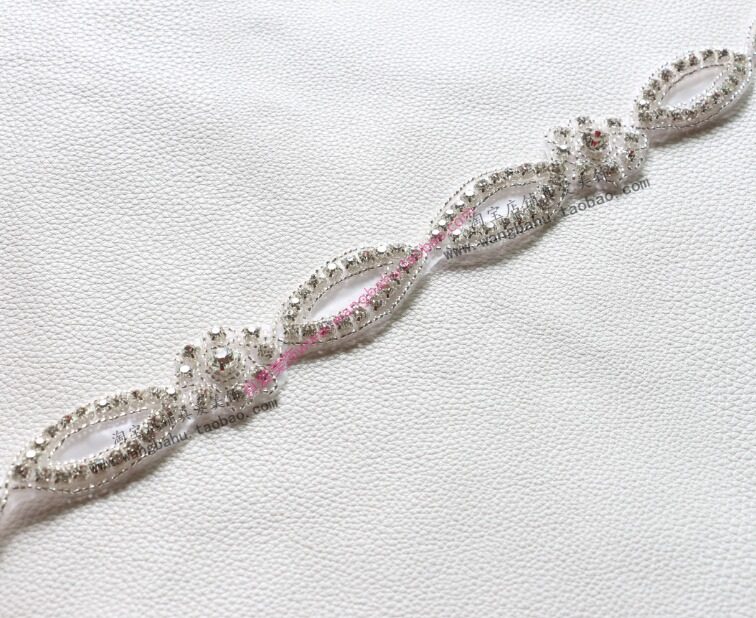 Cute Flowers Water Drill Chain Clothes Accessories Nail Beads Accessories DIY Bridal Headwear Clothes Sweater Sweater Garnish