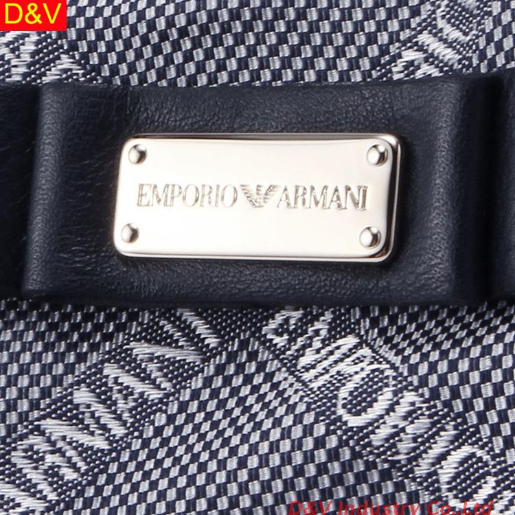 Luggage Accessories Metal Plate Custom Leather Mark Gold Genus Set Make Clothing Accessories 5 Gold Pieces Order Made Alloy label