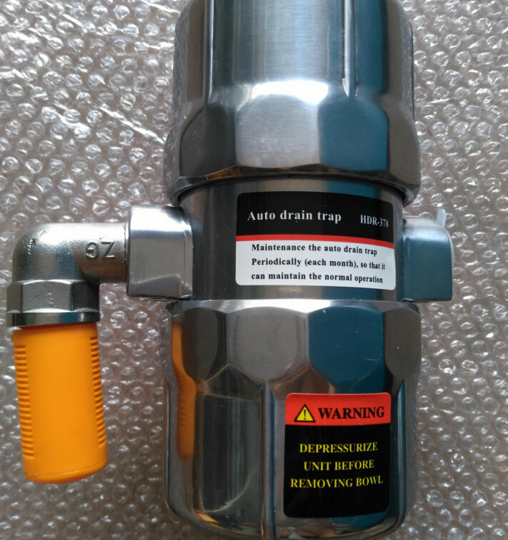 Automatic drainer drainage theiner without electric water drainer air compressor filter gas storage tank