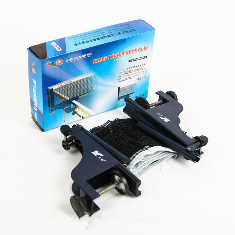 Three strong 318 widened spiral net column high-end table tennis net rack table net rack indoor and outdoor use to send net