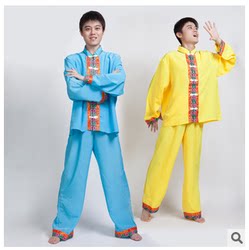 The new Dai ethnic dance performance costume adult men's gourd silk Songkran Festival Yunnan minority costumes