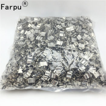 Farpu丨2000 pieces per pack, 5*20mm straight-in safety clip, thickened safety tube clip, copper leg fuse holder
