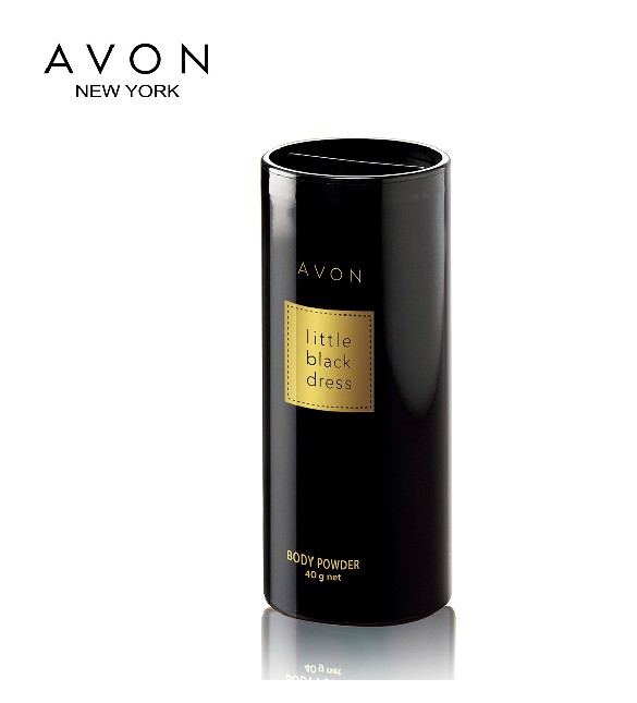包邮 Avon/雅芳小黑裙爽身粉 清爽舒适 爽身香粉 香氛香水系列