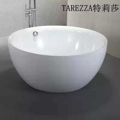 Teresa round free-standing bathtub pool pressure acrylic large space double bathtub 1 35 meters 1 5 meters