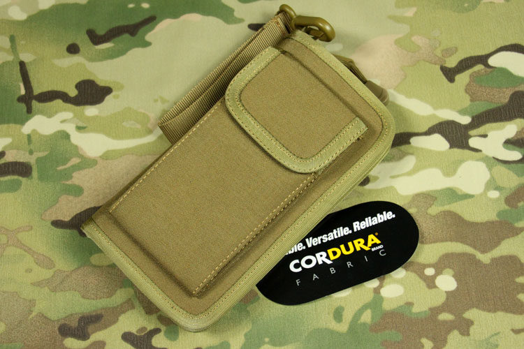 51783 Outdoor sports wallet military fan M9 two-in-one long version wallet CORDURA fabric one pack to control DE