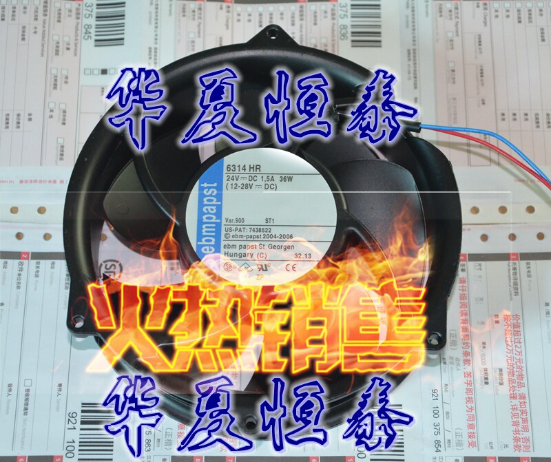 Original German ebmpapst 24V 36W 6314HR 6314 17HAR ABB inverter cooling fan