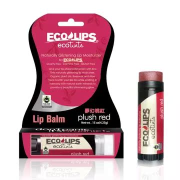 美国ECO LIPS 依蔻丽唇 天然护唇膏 超润泽彩漾(台湾官网直邮进口