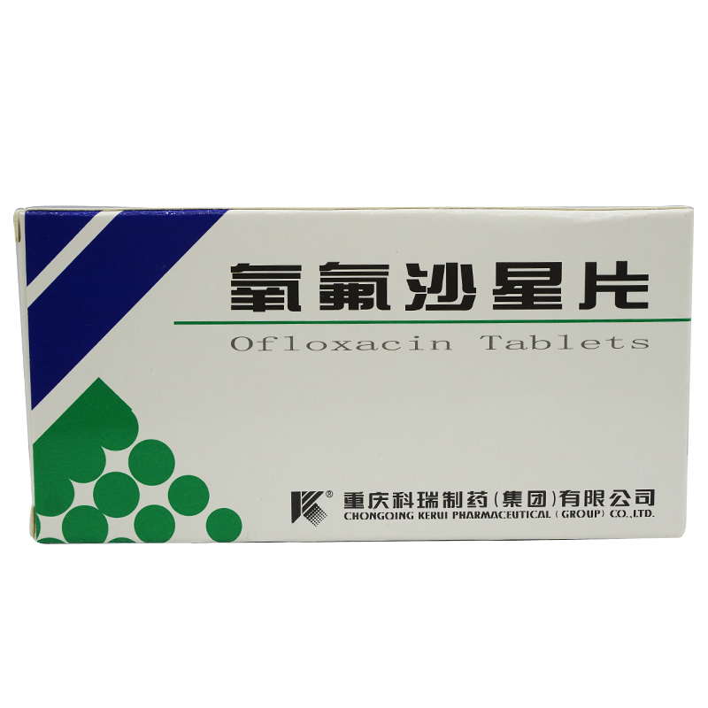 科瑞 氧氟沙星片 0.1g*12片*1板/盒
