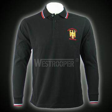 Clearance Sale Long Sleeve Black POLO Shirt WESTROOPER Original 49 Yuan, Now Price 19 9 Piece