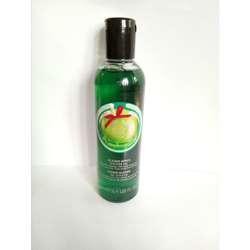 香港直邮英国THE BODY SHOP青苹果身体沐浴露250ml