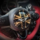 BMW mini mini Cooper F55 / F56 F60 vô lăng dán cờ gạo dán 3D trang trí nội thất xe - Truy cập ô tô bên ngoài Truy cập ô tô bên ngoài