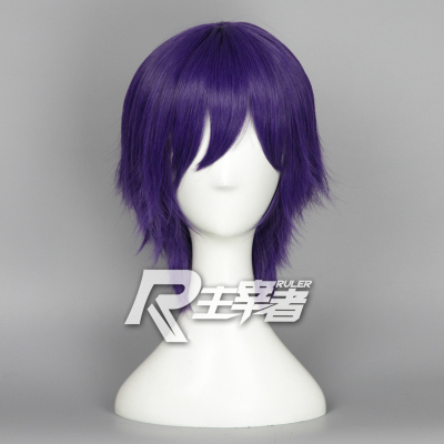 taobao agent 主宰者 LoveLive Turn [Dongjo Xi] Purple short hair cosplay anime wig 348ax