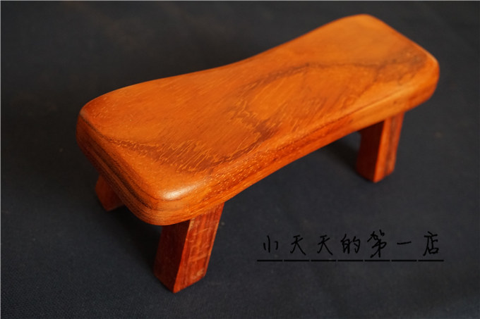 Red Wood Pillow Solid Wood Sleeping Pillow Chicken Wings Wood Bowed head Care Cervical Spine Pillow Hard Wood Pillow Cool Pillow Clear Bin handling