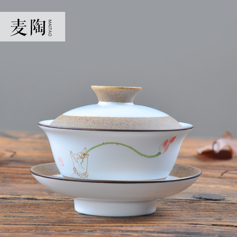 MaiTao hand - made sea ceramic teapot tea kungfu tea set single pot of jingdezhen hand - made tea set to filter the teapot