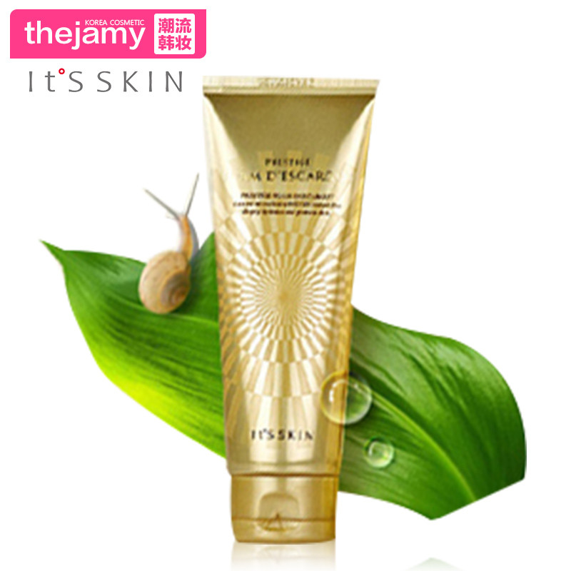 韩国正品直邮Its Skin/伊思淡化痘印滋润清洁毛孔蜗牛洗面奶150ml