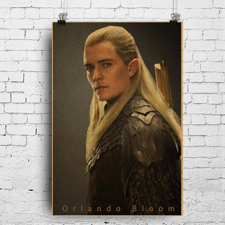Orlando Bloom Poster Orlando Bloom Blossom Poster OB Ododo European and American movie stars