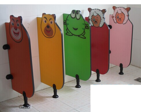 Kindergarten Toilet Bezel toilet Toilet Cartoon Partition children men and women Toilet Partition Squat Bezel-Taobao