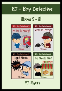 【预售】Rj - Boy Detective Books 5-8: 4 Fun Short Story M