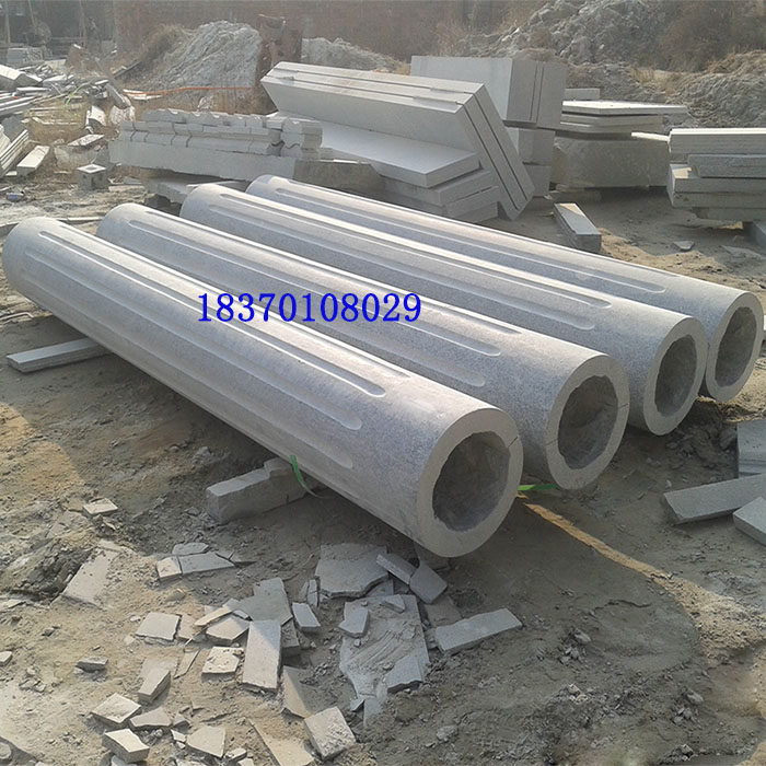 Granite Rocks Column Stone Columns Piers Stone Pillars Marble Stone Columns Pendulum Pieces Cylindrical Square Column Hollow Columns